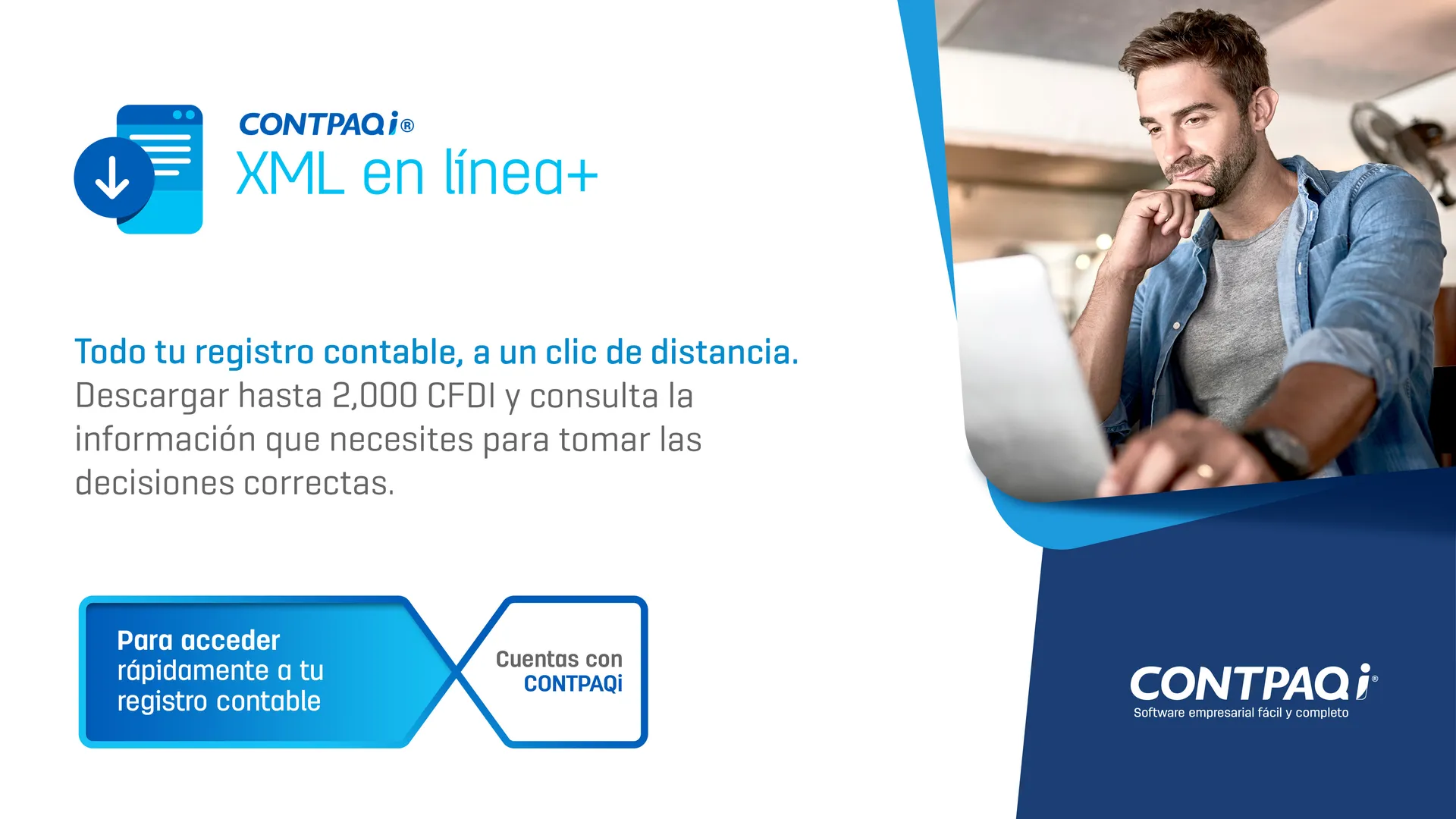 CONTPAQi XML en Línea - Software de descarga masiva de CFDI